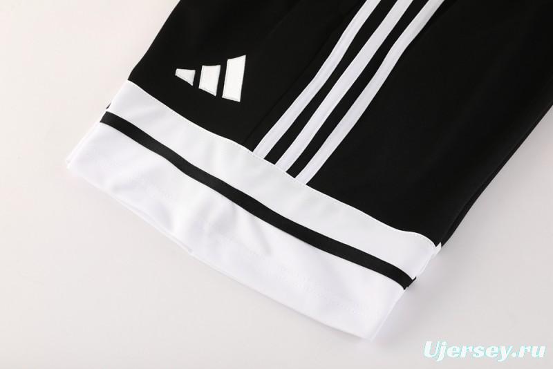 2025 Adidas Black Short Sleeve Jersey+Shorts