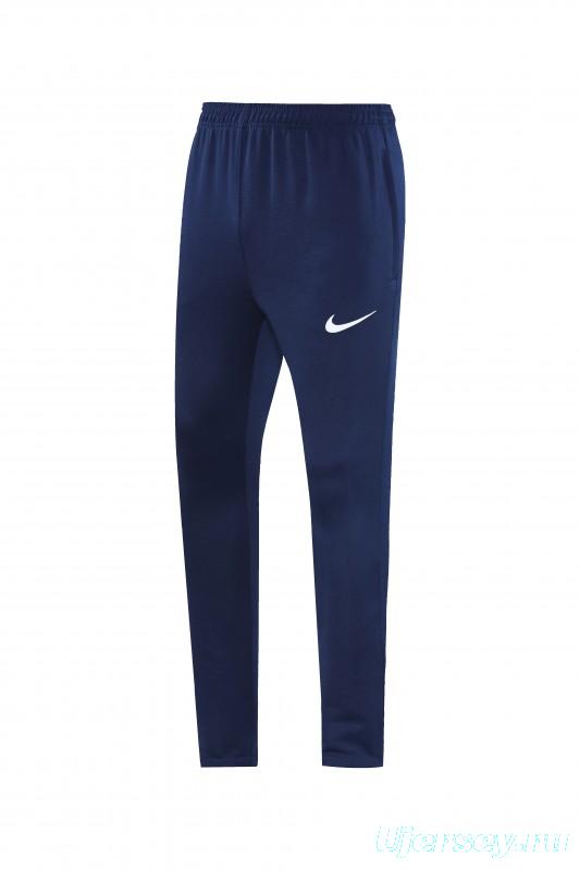 2025 Nike White/Navy Full Hoodie Zipper Jacket +Long Pants