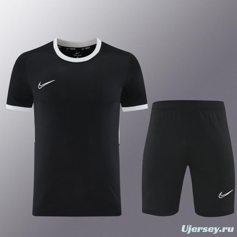 2025 NIKE Black Short Sleeve Jersey + Shorts