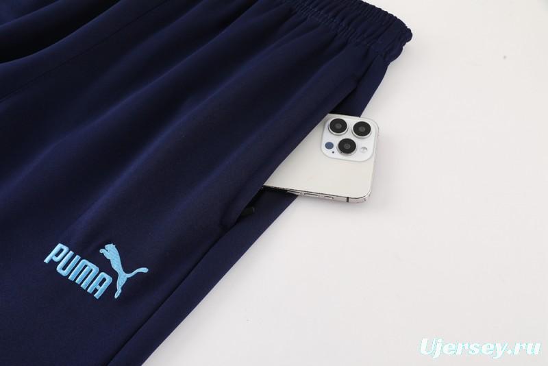 25/26 Olympique Marseille Blue/Navy Full Zipper Jacket +Long Pants