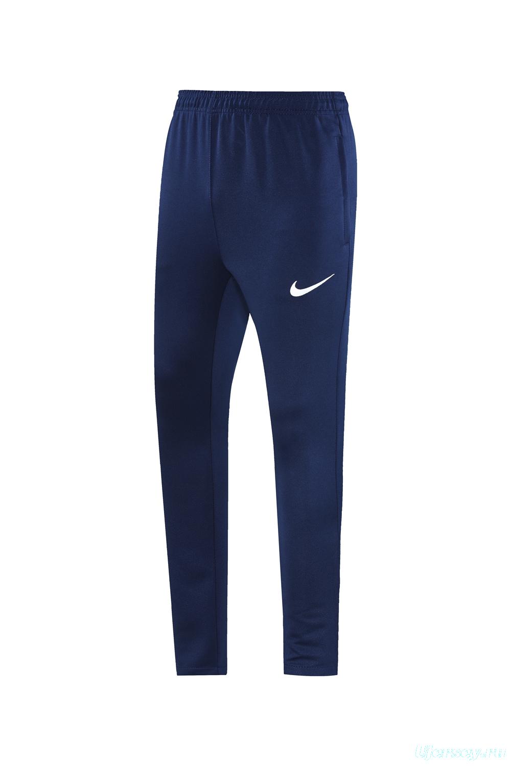 2025 Nike Blue/Navy Full Hoodie Zipper Jacket +Long Pants