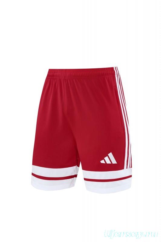 2025 Adidas Red Short Sleeve Jersey+Shorts