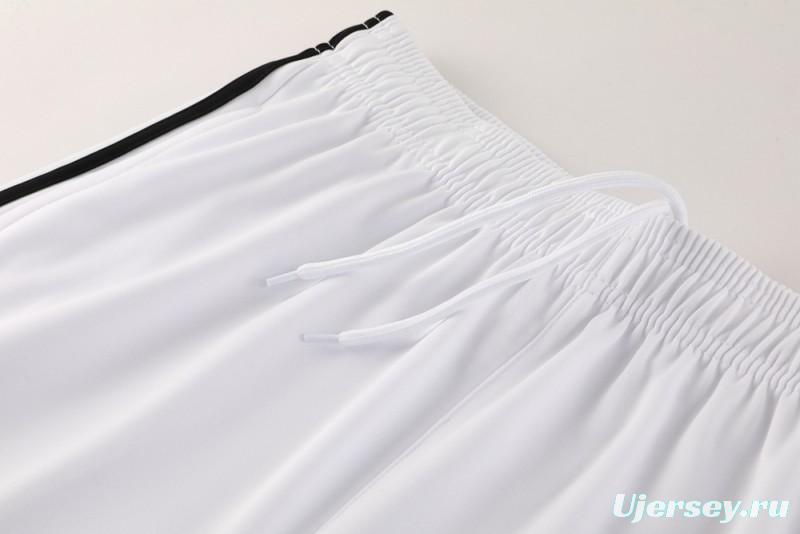 2025 Adidas White Short Sleeve Jersey+Shorts