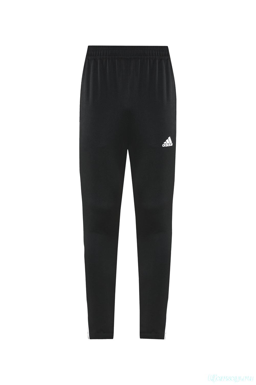 2025 Adidas Black/Grey Full Zipper Jacket +Long Pants