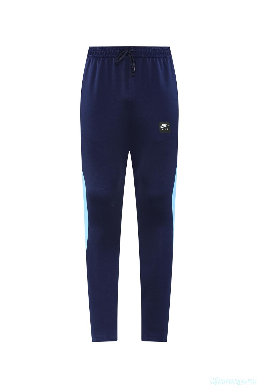 2025 NIKE Light Blue/Navy Full Zipper Jacket +Long Pants