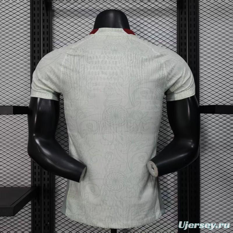 Player Version 2025 China Away WHITE  Jersey