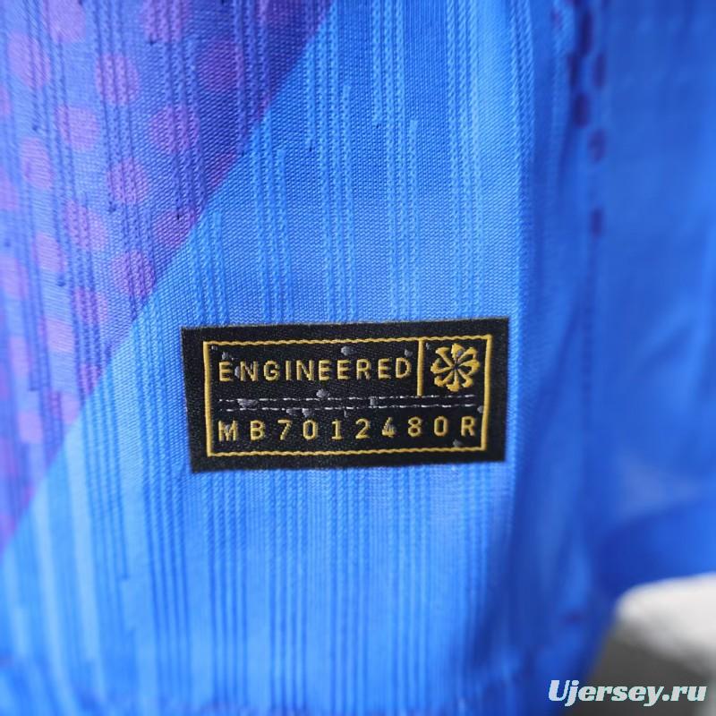 Player Version 2025 Brazil Away Long Sleeve Jersey