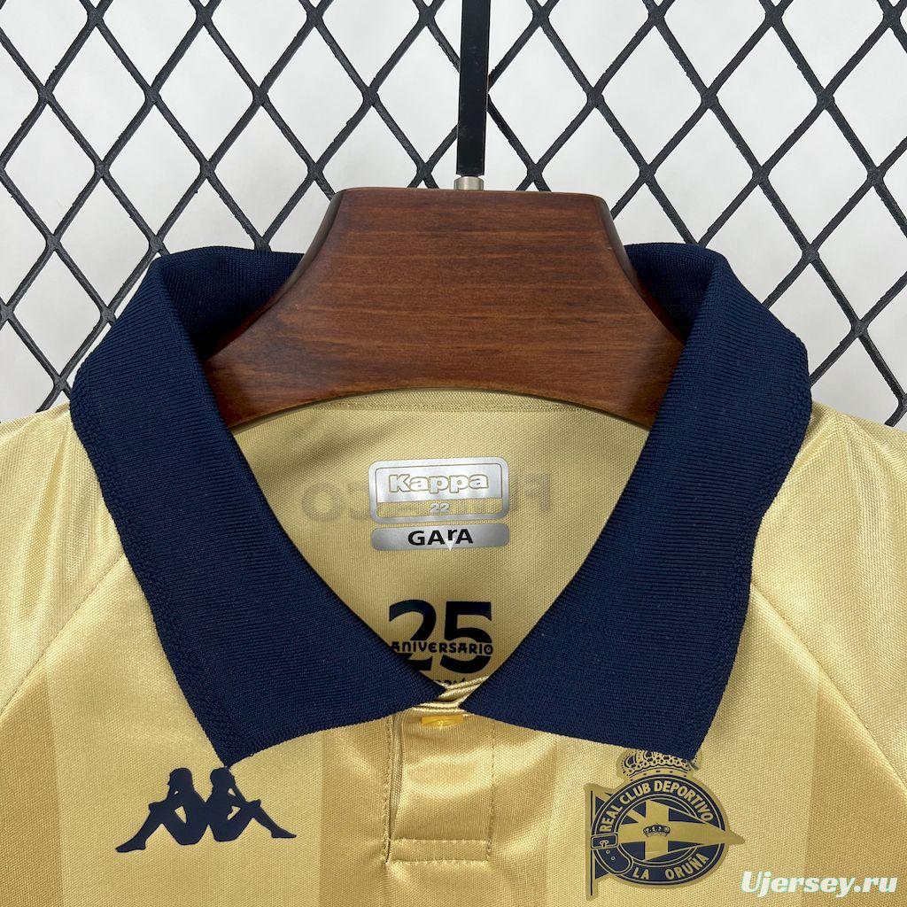 2025/26 KidsDeportivo De La Coruna 25th Anniversary Edition Kit