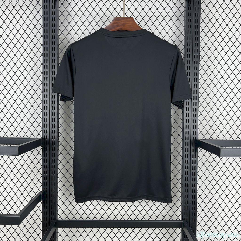 2025 NIKE Training Black with Abstract Paint Pattern T-Shirt #1045