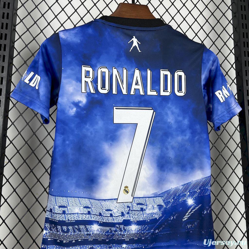 2025/26 Kids Cristiano Ronaldo Real Madrid Kit