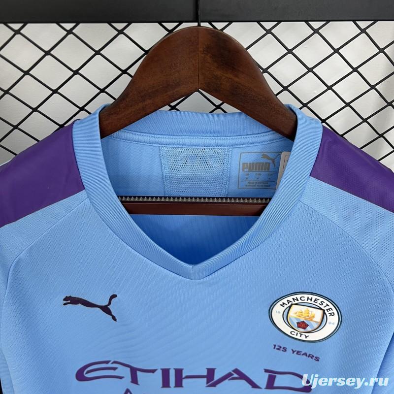 19/20 Retro Manchester City Home Jersey