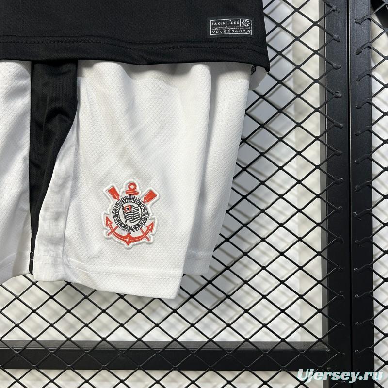 25/26 Kids Corinthians Home Size 16-28 Jersey