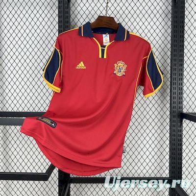 Retro 1998 Spain Home Jersey