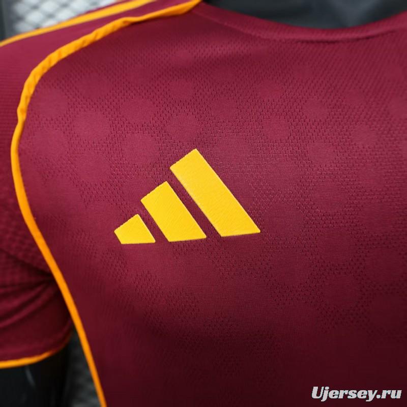 Player Version 25/26 Roma Home Jersey