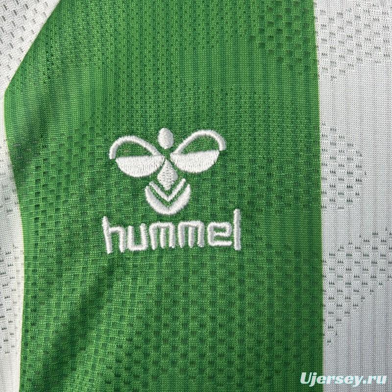 25/26 Kids Real Betis Home Size 16-28 Jersey