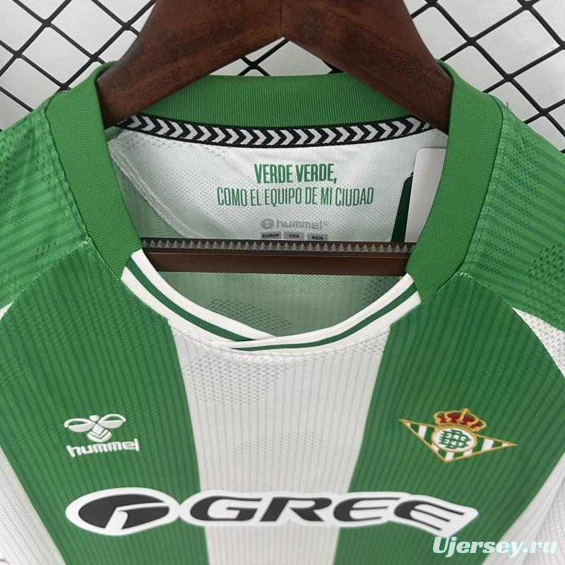 25/26 Real Betis Home Jersey