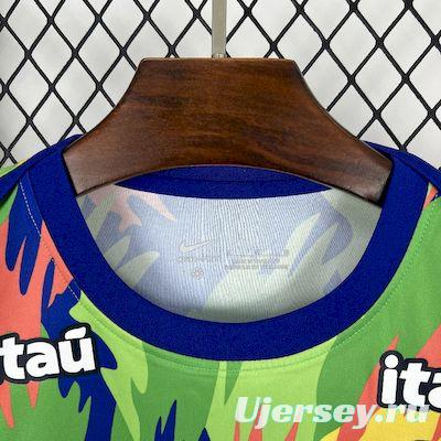 2025 Brazil Rainbow with Camouflage Pattern Jersey