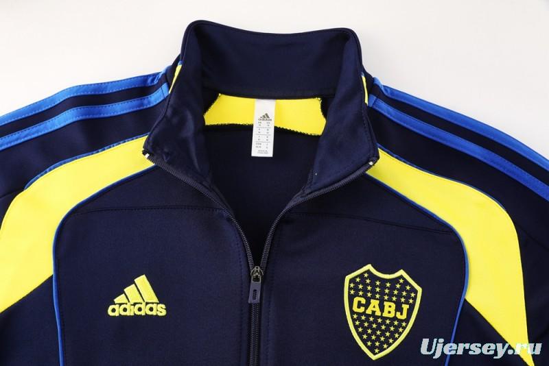 25/26 Boca Juniors Navy Full Zipper Jacket + Long Pants