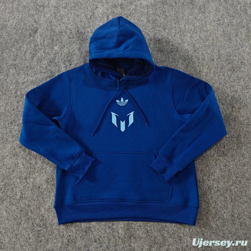 25/26 Inter Miami Messi Fleece-lined Hoodie 9 Color Full Zipper Jacket + Long Pants