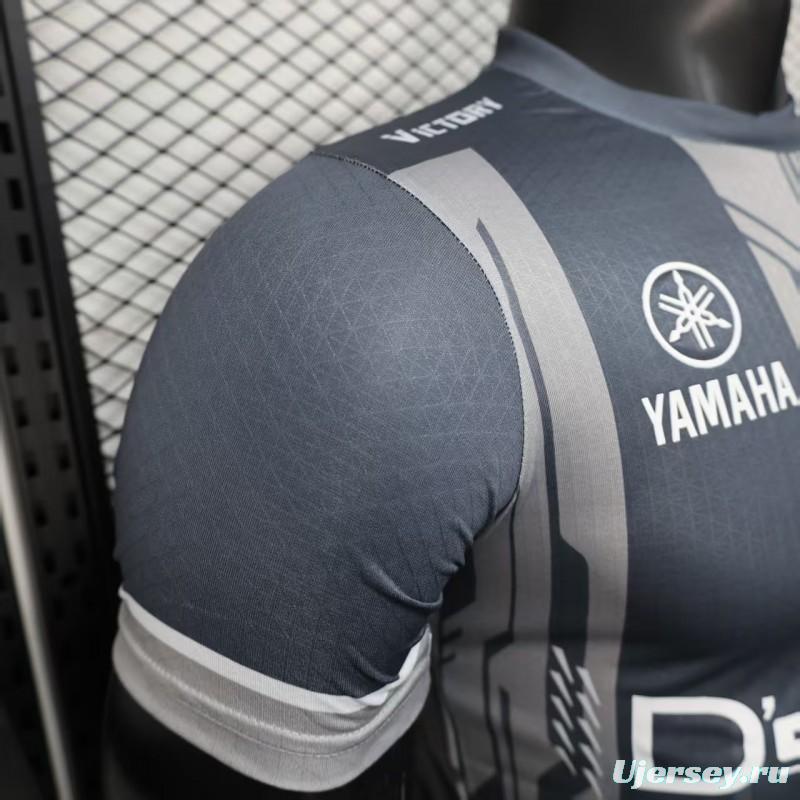 Player Version 25/26 Olympique de Marseille Grey with Geometric Stripes Jersey