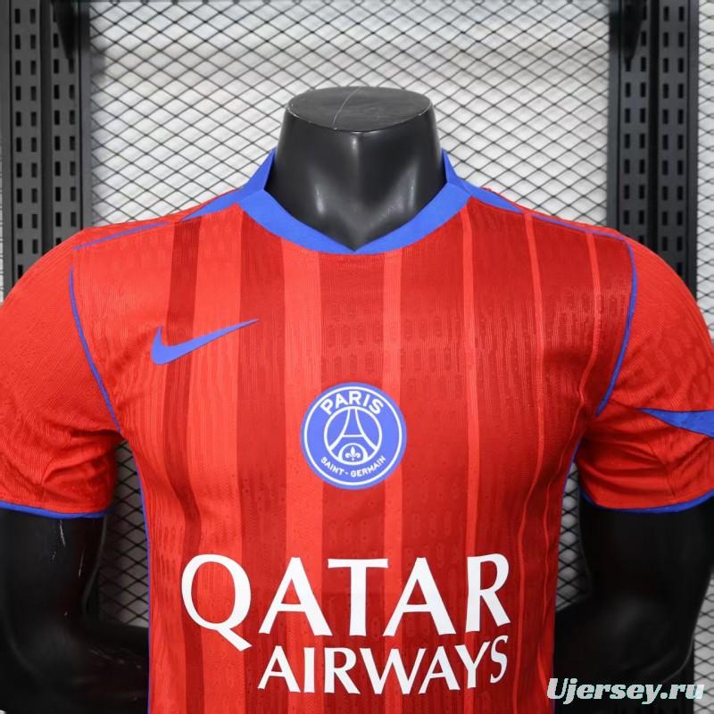 Player Version 25/26 PSG Third Red Jersey