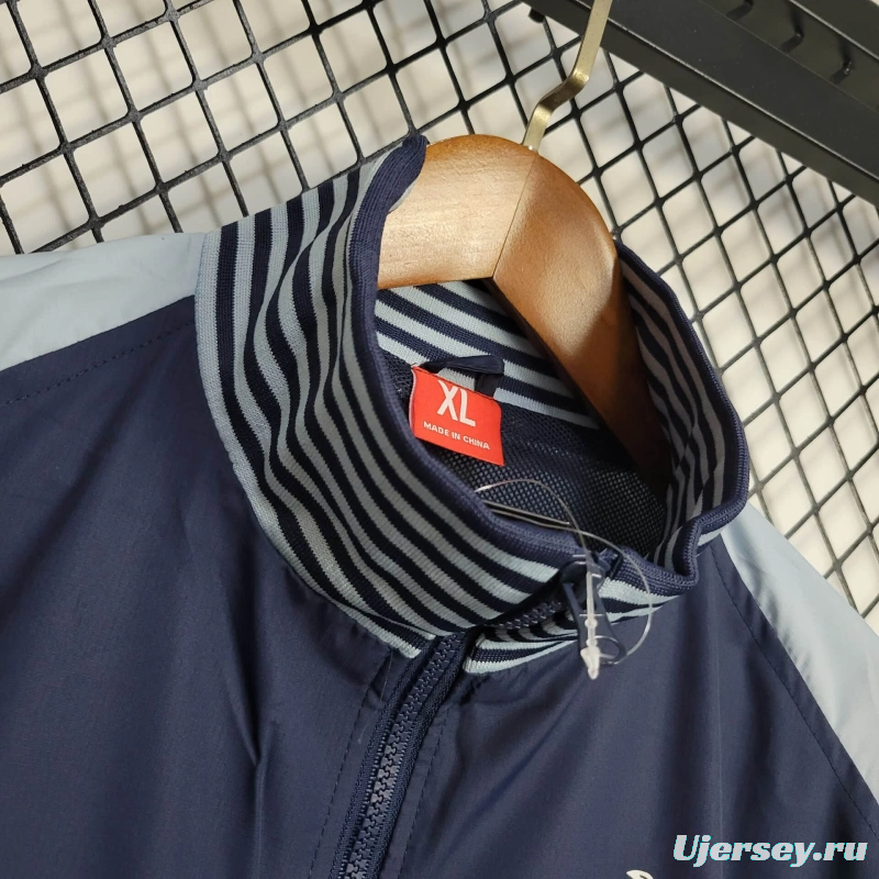 25/26 Tottenham Hotspur Jacket Blue Windbreaker