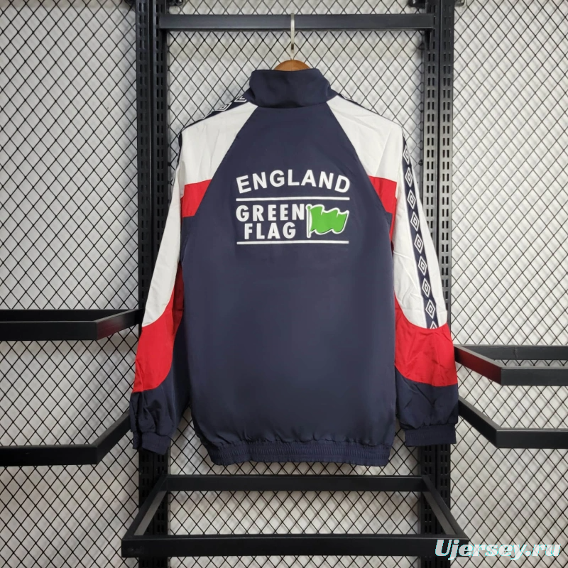 2025 England Jacket Navy/Red/White Windbreaker