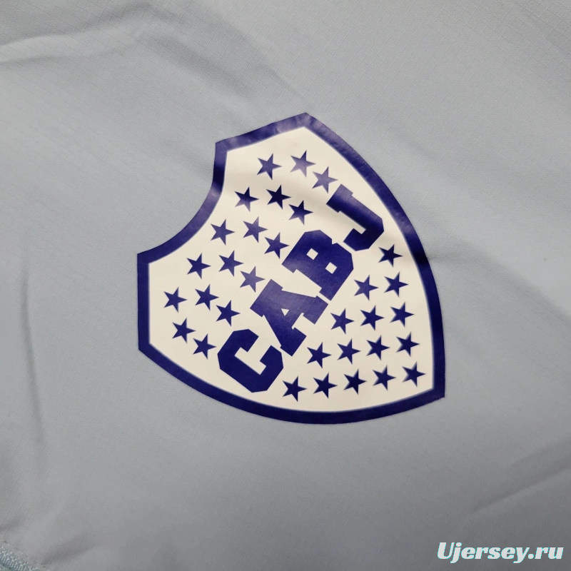 25/26 Boca Juniors Jacket Light Blue Windbreaker