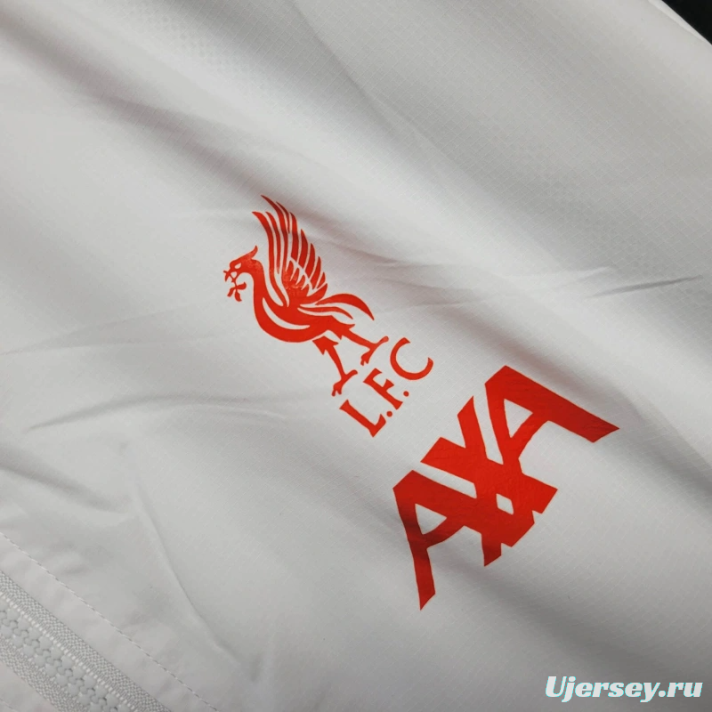 25/26 Liverpool Jacket White Windbreaker
