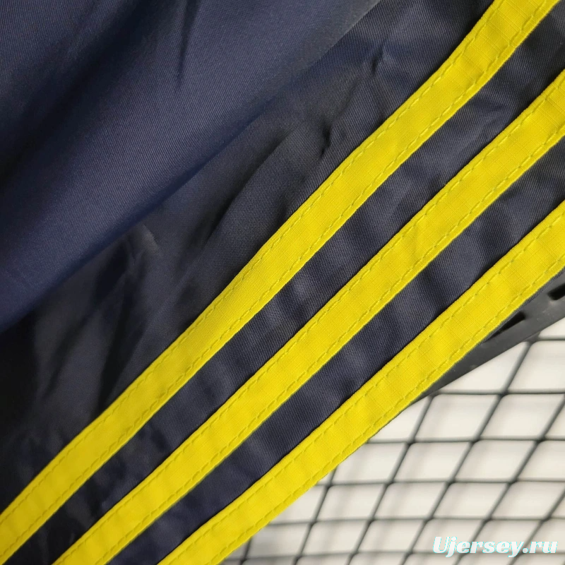 25/26 Real Madrid Jacket Black/Purple Windbreaker