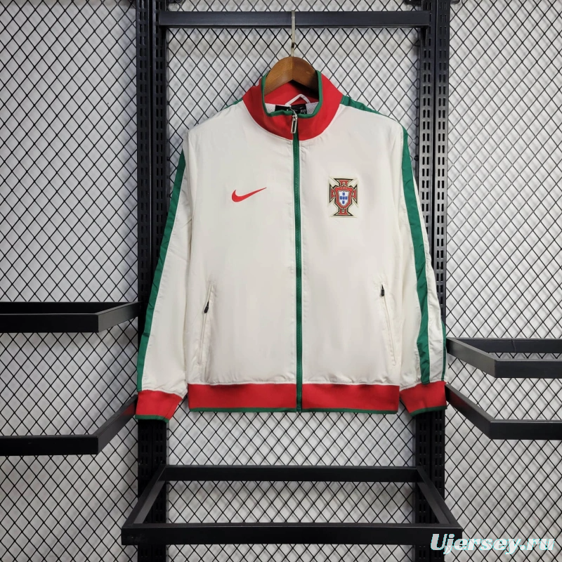 2025 Portugal Jacket White Windbreaker