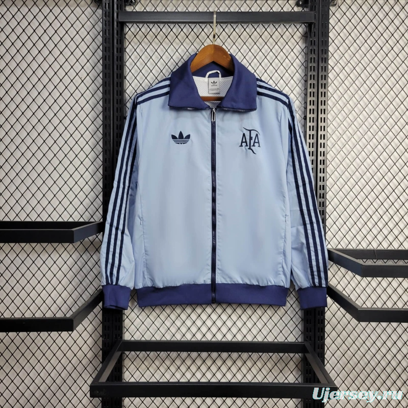 2025 Argentina Jacket Blue Windbreaker