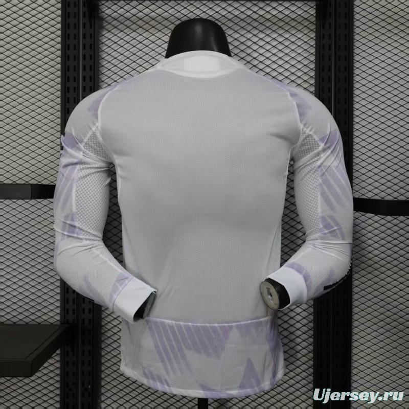 Player Version 25/26 Manchester United Away Long Sleeve Jersey