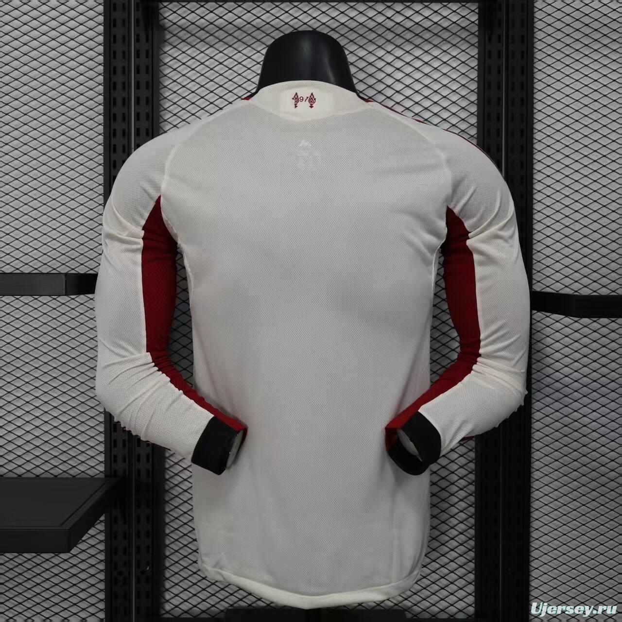 Player Version 25/26 Liverpool Away Long Sleeve Jersey