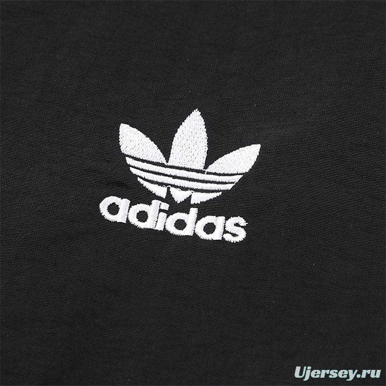 2025 Adidas Original Blue/Brick red/Bright Red/BLACK Full Zipper Windbreaker 4 Colors