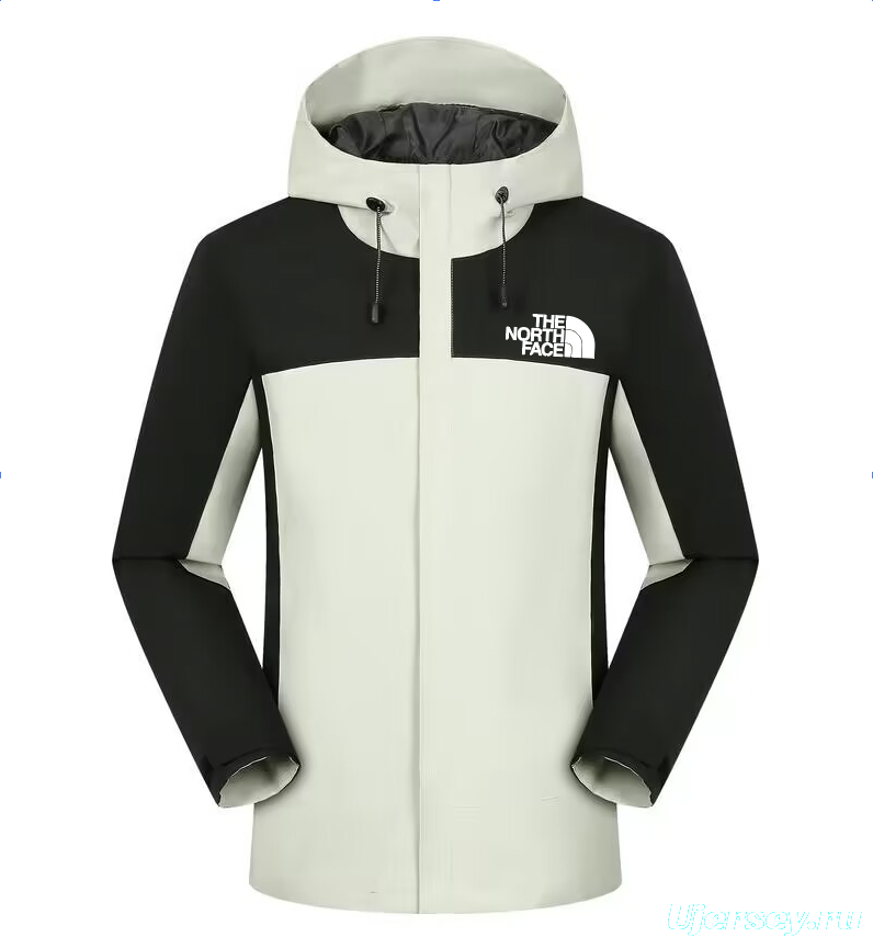 2025 The North Face Men's Mountain Light Jacket - Classic Black/Cream Colorblock