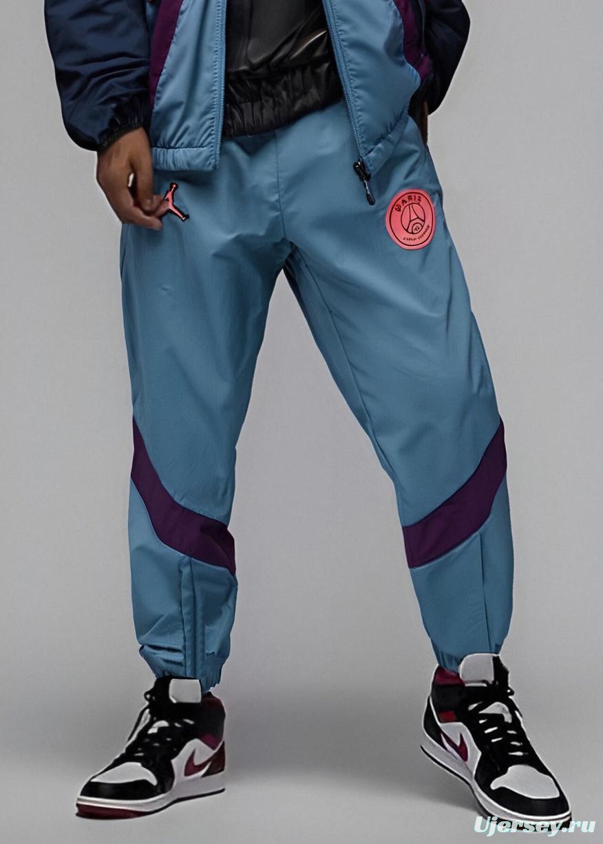 25/26 PSG Retro Color Block Track Jacket Set - Blue/Black/Pink Collection Windbreaker 3 Colors