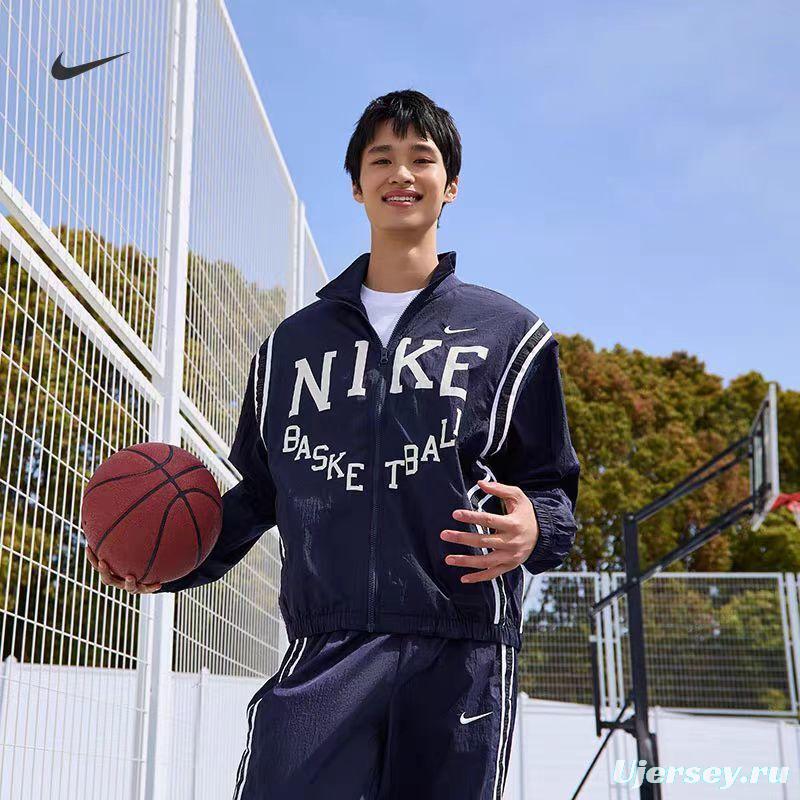 2025 NIKE Navy Windbreaker