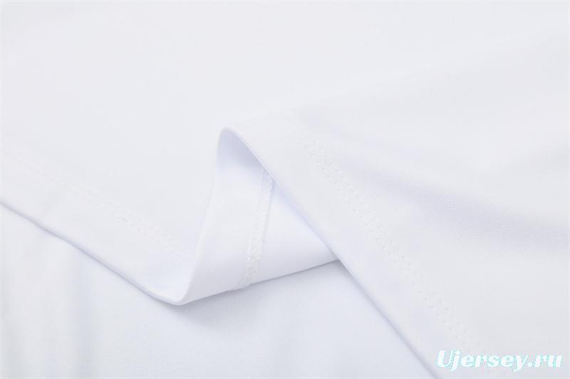 Retro 04/05 AC Milan White Half Zipper Jacket