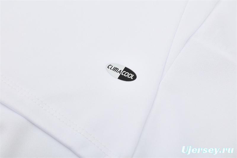 Retro 04/05 AC Milan White Half Zipper Jacket