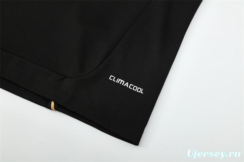 Retro 11/12 Real Madrid Black Half Zipper Jacket