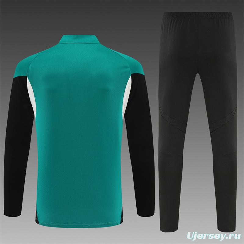 25/26 Liverpool Green Half Zipper Jacket+Long Pants