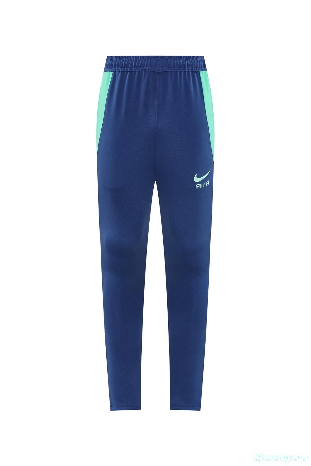 2025 NIKE Blue/Green/Black Full Zipper Jacket + Long Pants