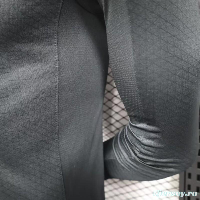 Player Version 25/26 Manchester City Away Long Sleeve Black Jersey