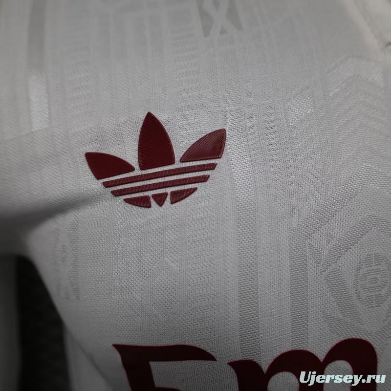 Player Version 25/26 Arsenal Third Long Sleeve White Jersey