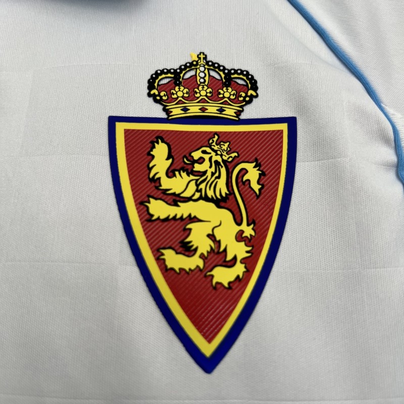 25/26 Kids Real Zaragoza Home Jersey