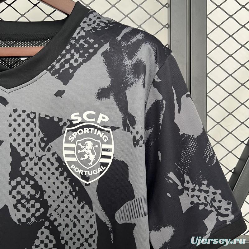 25/26 Sporting Lisbon Grey Pre-Match Jersey