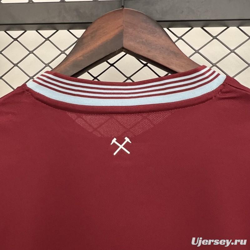 25/26 West Ham United Home Jersey