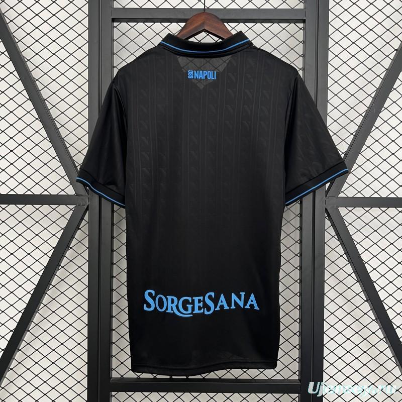 25/26 Napoli Third Black Jersey