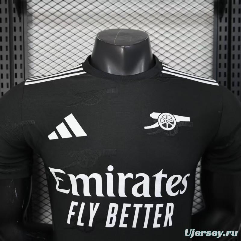 Player Version 25/26 Arsenal Black Pre-Match Jersey